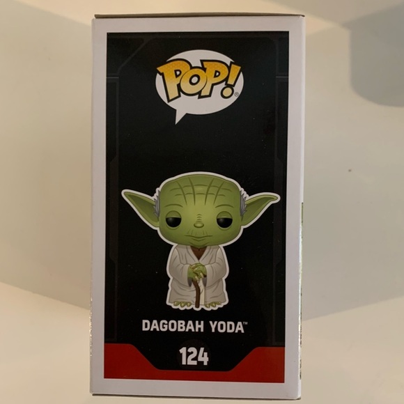 FUNKO POP! Star Wars Dagobah Yoda #124 Collectible Figurine - Picture 8 of 8